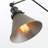 1 - Light Brushed Grey/Gold Shade Classic Dimmable Swing Arm Wall Sconces UL Certified-90870770