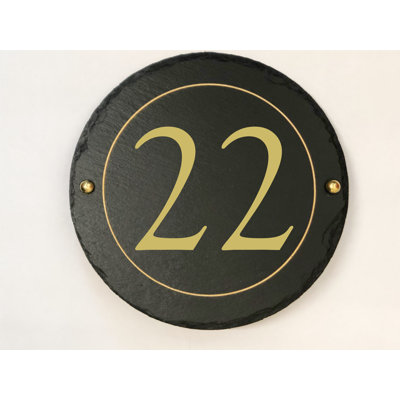 Easingwold 24cm H Stone House Number