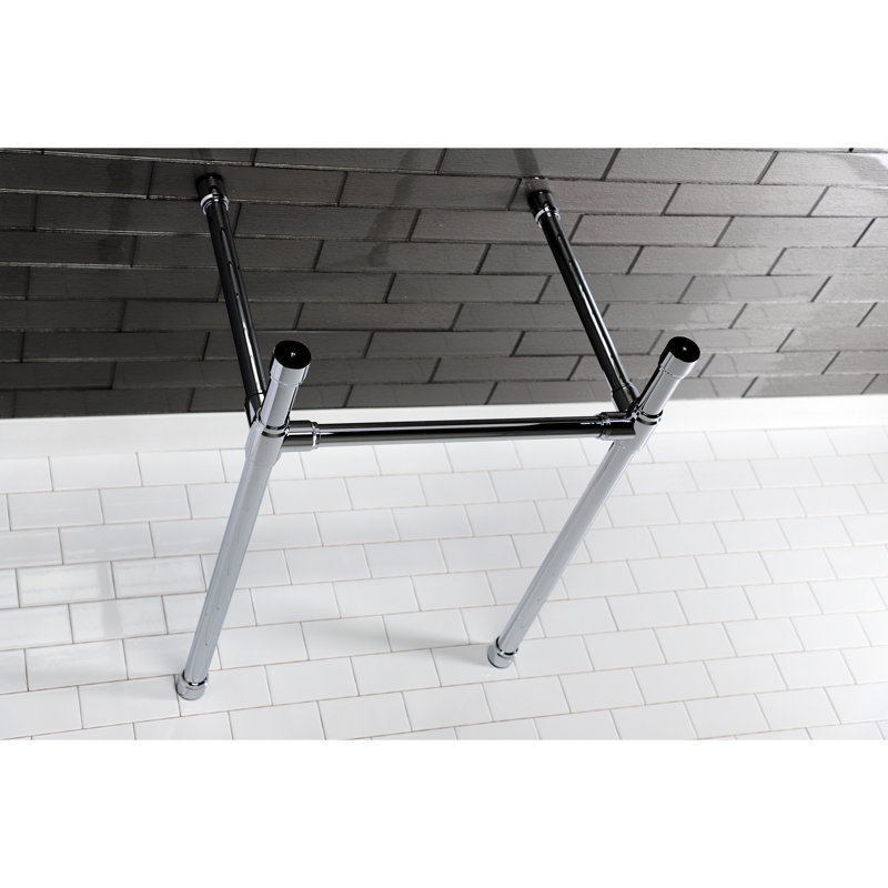 Kingston Brass Dreyfuss Stainless Steel Console Sink Legs, Polished Chrome