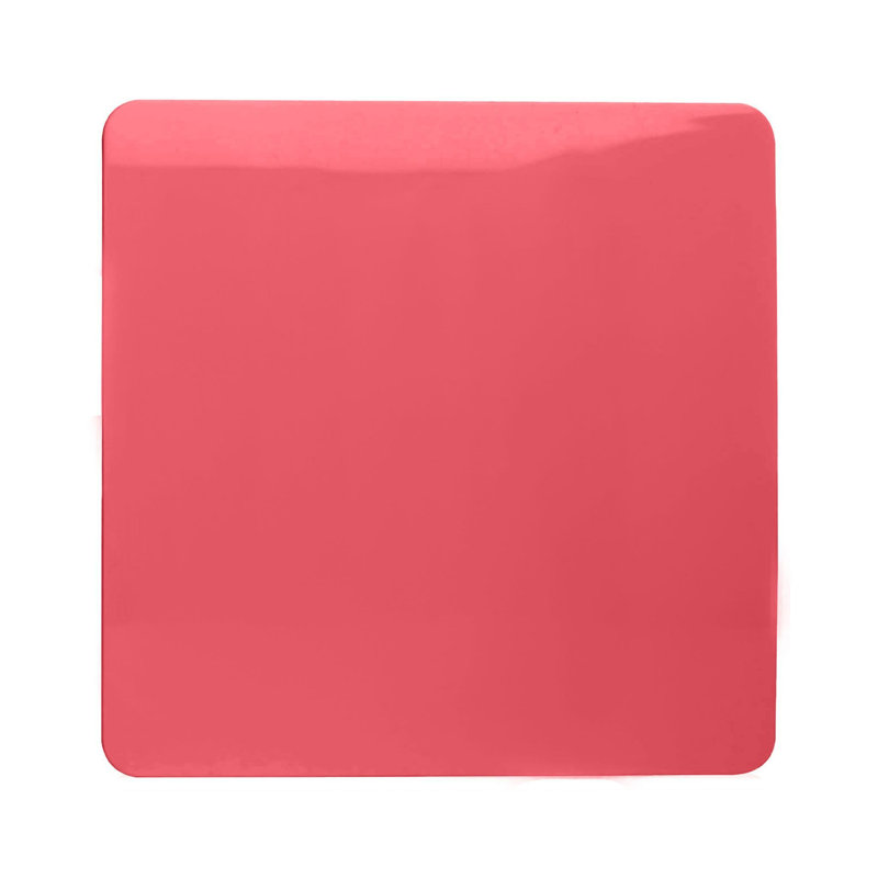 Trendi Switch Single Blanking Plate, Strawberry