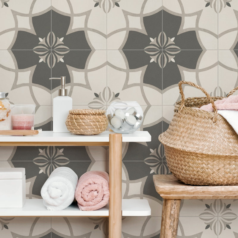 Twenties 8" x 8" Ceramic Wall & Floor Tile