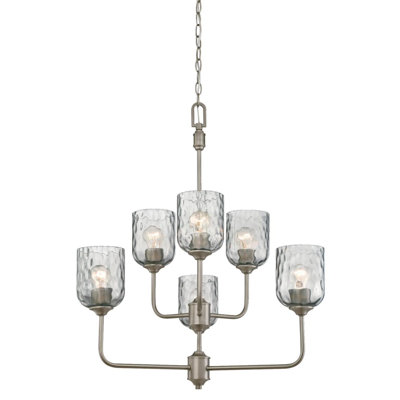 Manalapan 6 - Light Dimmable Tiered Chandelier