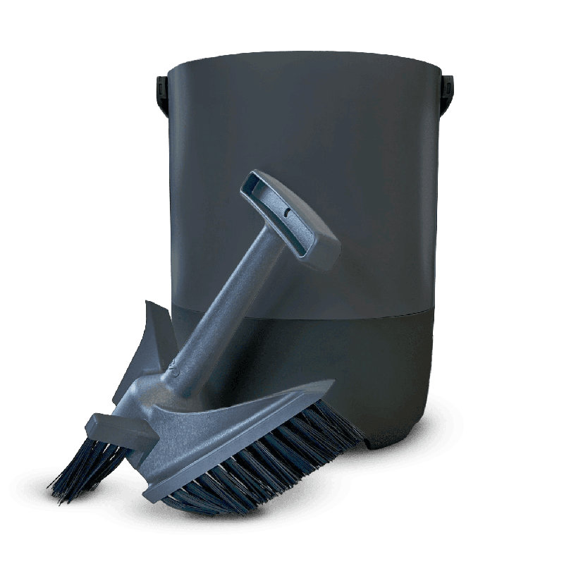 Ensemble de 5 seaux et brosses Infinity, Grey