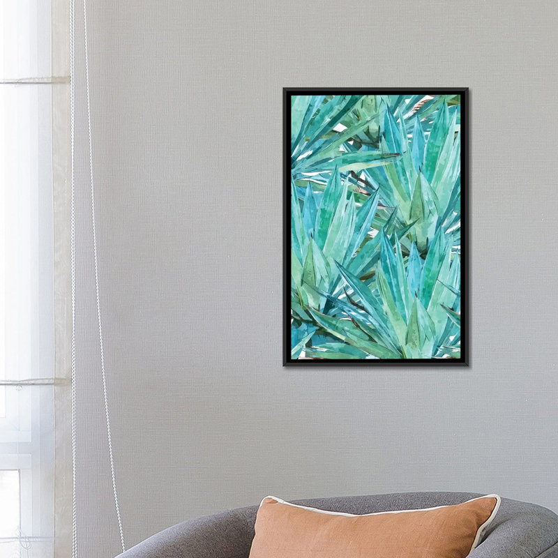 «Agave» par 83 Oranges - Giclée sur toile tendue avec châssis, H 60 po x l 40po x P 1,5 po, Toile avec cadre noir