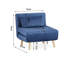 Griswalda 1 Seater Velvet Reclining Futon-1465120202