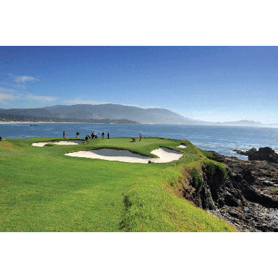 Affiche océan lustré vert