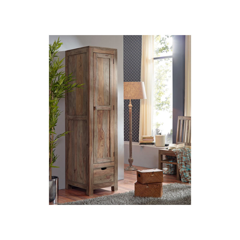 Nature 1 Door Solid Wood Wardrobe