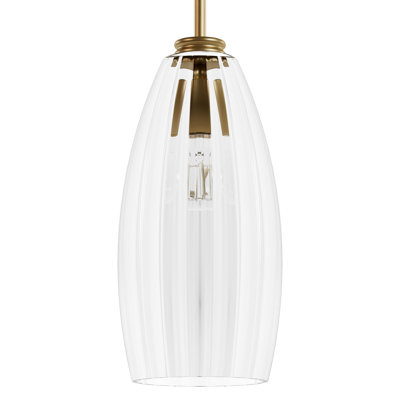Jasmine Roth 1 - Light Luxe Gold Bell Pendant