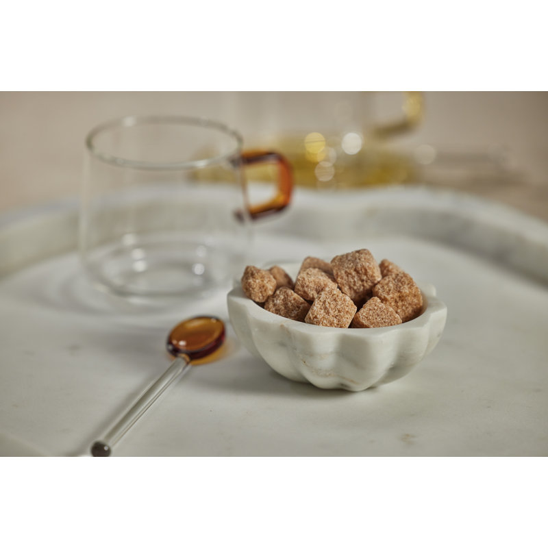 Ensemble de 2 bols à condiments en marbre Volkman