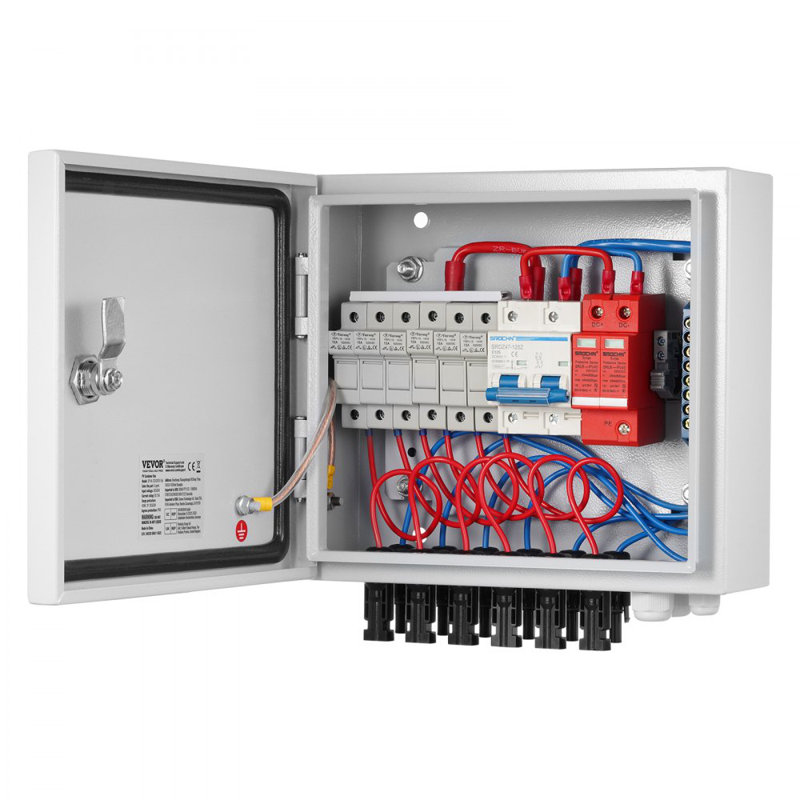 Boîtier de combinaison solaire à énergie solaire 6 cordes 15A pour système de panneau solaire IP65