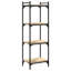 Abdulbasit 120cm H x 30cm W Metal Standard Bookcase-1475694874-1475694872