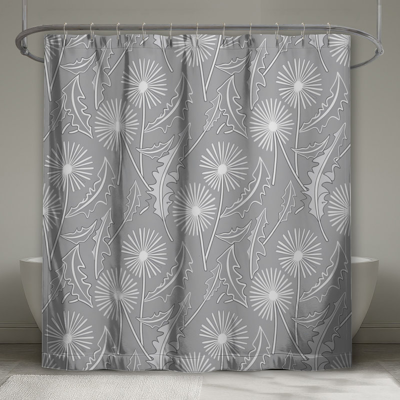 Rideaux de douche Dandelion, L 70 po x H 93 po