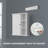  24 in. W x 7 in. D x 28 in. H Wall Bathroom Cabinet Over the Toilet Storage-875019981