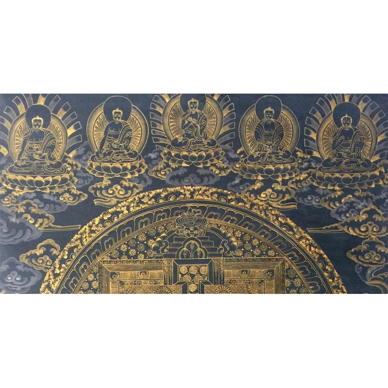 Lokeshvara Mandala Thangka (Brocadeless Thangka)
