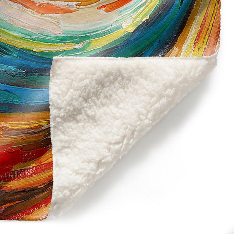 Couverture sherpa doux en spirale ii, l 51 po x L 60 po