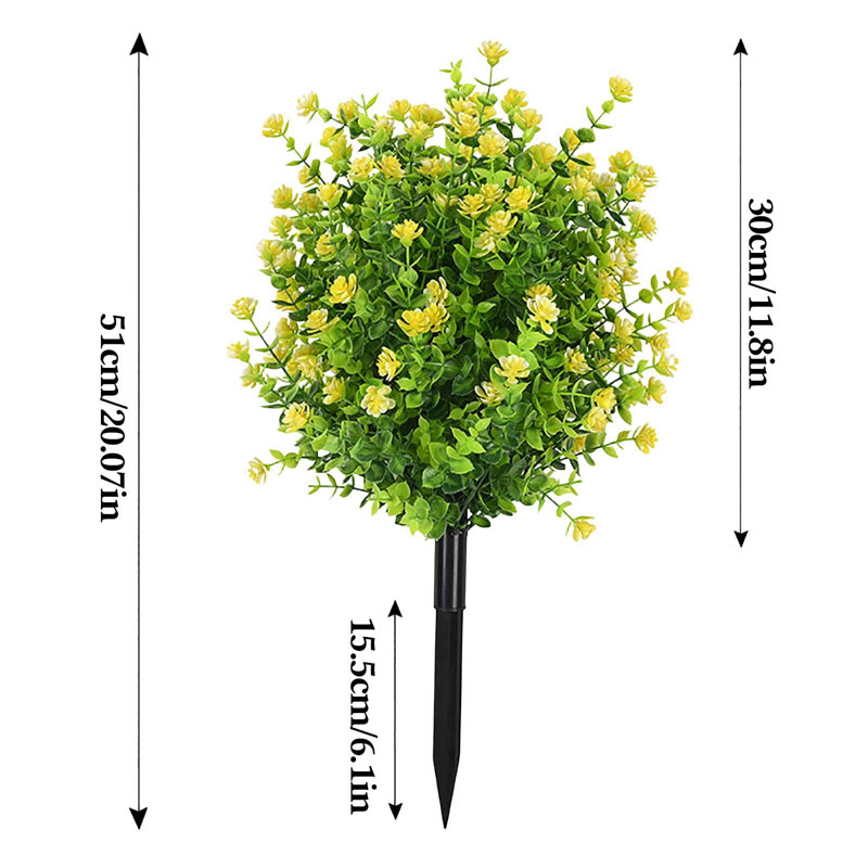 Faux fleurs artificielles pour la maison, F