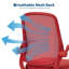 Chaise de bureau ergonomique à accoudoirs rotatifs-1653524257-1653524258