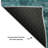 Premium Machine Washable Cerrito AMF564 Teal Rug-104100177