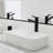 Karran Valera 19 In. Vitreous China Rectangular Vessel Bathroom Sink