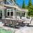 Kannyn Rectangular 8 - Person 84.1" Long Aluminum Dining Set with Cushions