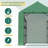 Walk-In Greenhouse For Outdoors With Roll-Up Zipper Door, 18 Shelves, PE Cover-115824050-115824054