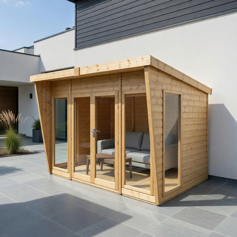 Xzavier 10 x 8 Ft Shiplap Summer House, Yes