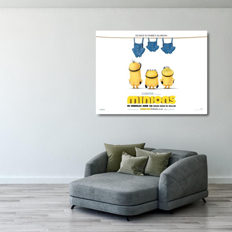 Minions, 28" H x 37" W