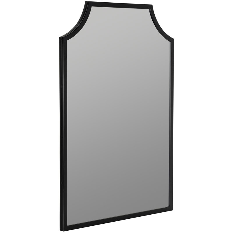 Simone Arch Metal Mirror, Black