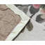 Hand-Knotted High-Quality Ivory, Red, and Green Area Rug