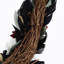 Faux Lighted Rose 33cm Wreath