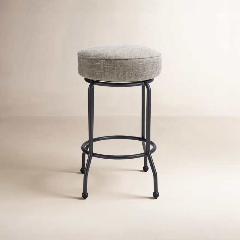 Kelsey Swivel Counter Stool, Light Brown