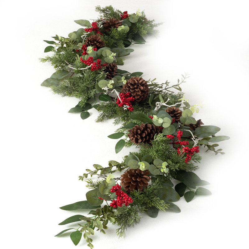 Ophir 6' Pine and Berry Artificial Garland