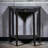 Justino II Black Finish Console Table