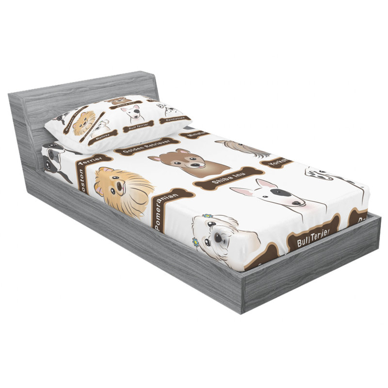Microfiber Sheet Set, Twin XL Sheet Set with Fitted Sheet