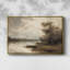 Paysage rétro - VI - Toile tendue avec châssis-865156845-865275385
