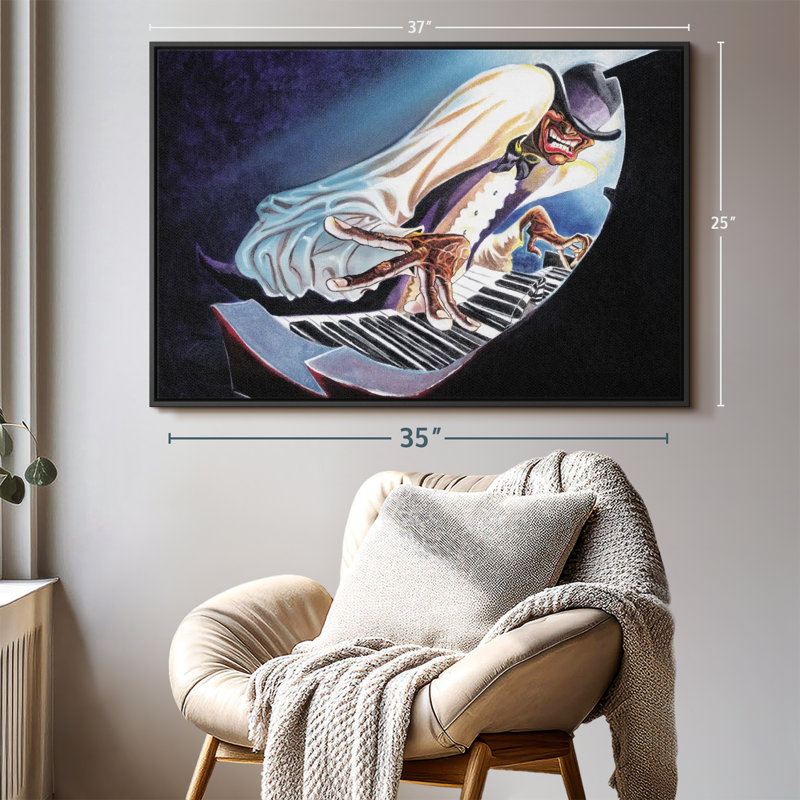 Hot Keys Canvas Print, 25" H x 37" W