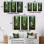 Guitare musicale Meadows herbe verte - ensemble de 3 reproductions d'art mural musical-1306434907-1306434905
