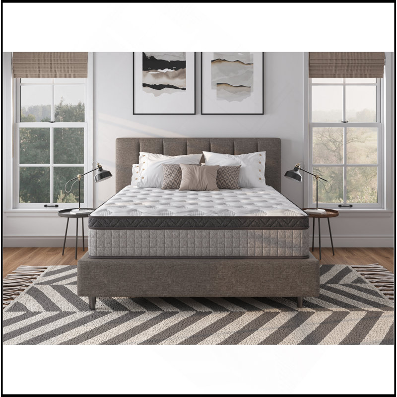 Matelas en mousse viscoélastique et rafraîchissante Diamond Innerspring Hybrid, 10", Grand lit