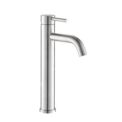 Modern Tall Single Handle Bathroom Faucet
