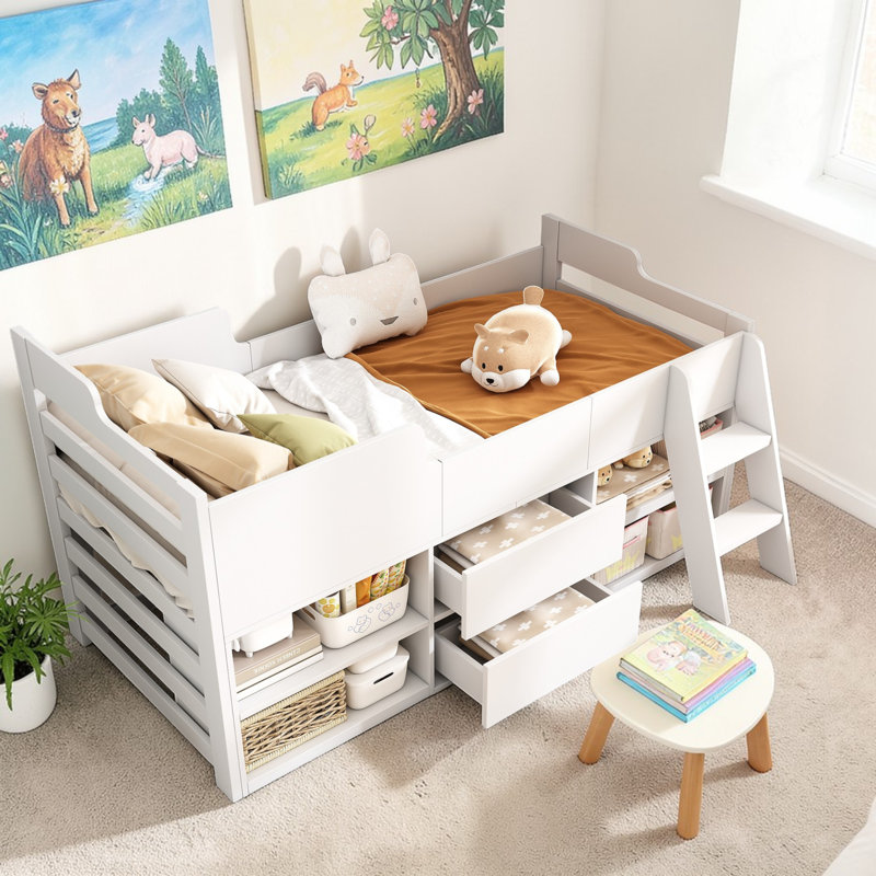 Crossville Bed, White