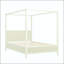 Grand lit plateforme à baldaquin en bois - Canapé-892684527-892684525
