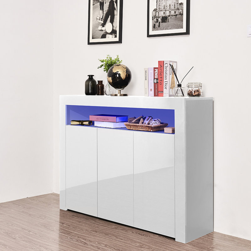 Aiyat 51.2'' Console Table, White
