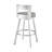 Kevontae Swivel Stainless Steel Metal Counter Height Bar Stool-1023711735-1023711731