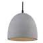 Beyla 1 - Light Concrete Dome Pendant