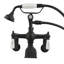 Robinet de baignoire sur pattes à 3 poignées avec inverseur-98016272