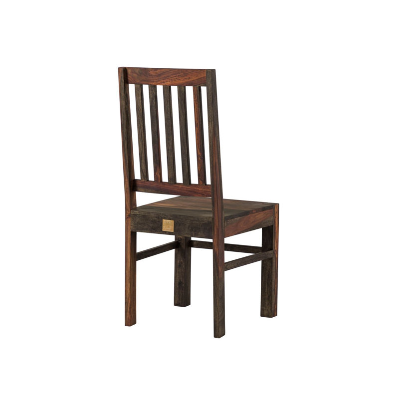 Tambora 45cm H Solid Wood Side Chair in Grey