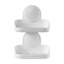 Porte-savon à ventouse avec support double couche et plateau de drain pour la douche