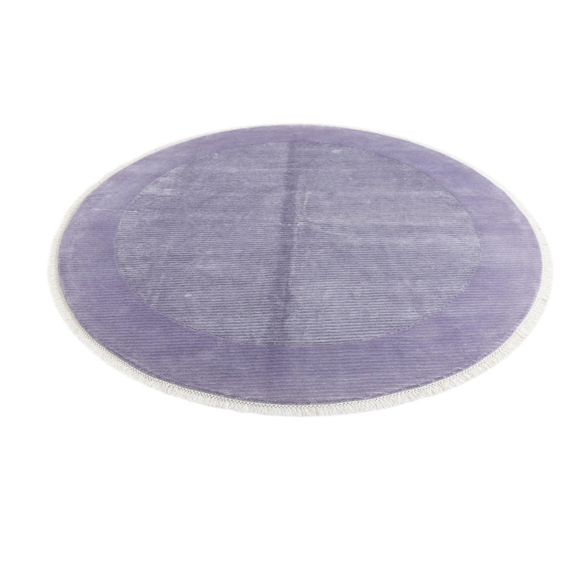 Tapis rond rond violet Osborne