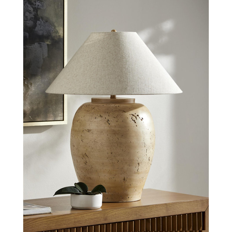 Forest Table Lamp, Beige, Brown