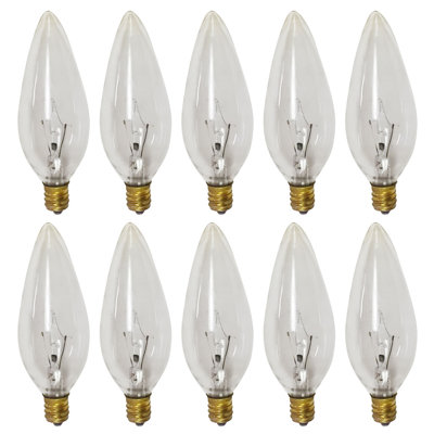 60 Watt Incandescent Non-Dimmable Light Bulb E12/Candelabra Base